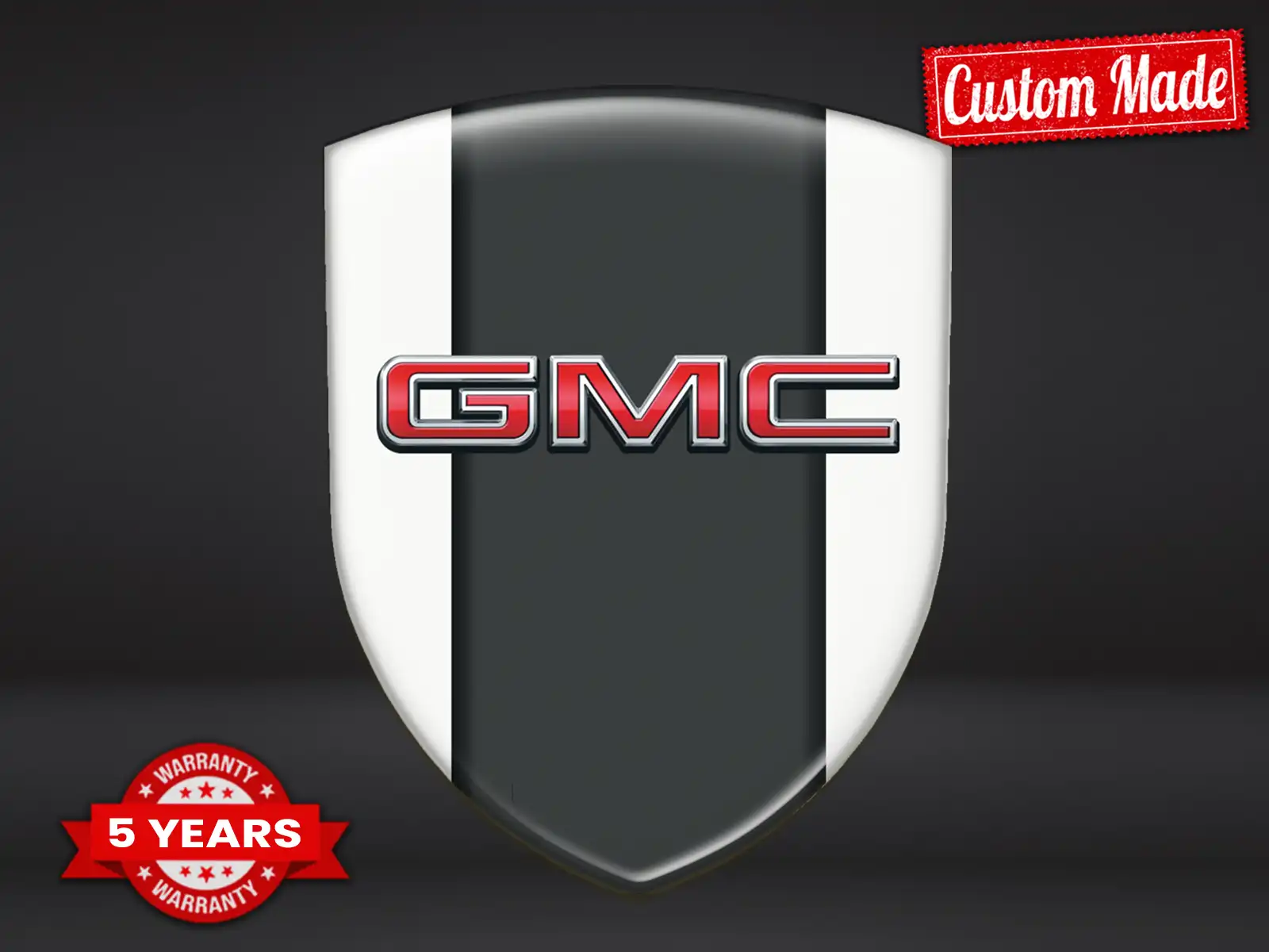 GMC Adesivo Logo Resistente Pregiato Professionale